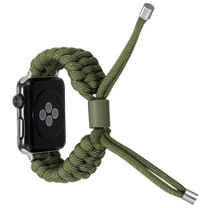 Stretch Plain Silicone Bean Watch Band For Apple Watch 6 44mm(Army Green) -  by PMC Jewellery | Online Shopping South Africa | PMC Jewellery