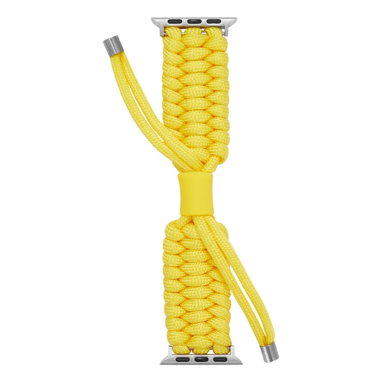 Stretch Plain Silicone Bean Watch Band For Apple Watch 3 42mm(Yellow) -  by PMC Jewellery | Online Shopping South Africa | PMC Jewellery