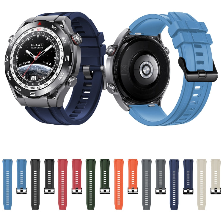 2pcs Regular Style For Huawei Watch Ultimate Silicone Replacement Watch Band(Starlight Color) -  by PMC TechLife | Online Shopping South Africa | PMC TechLife