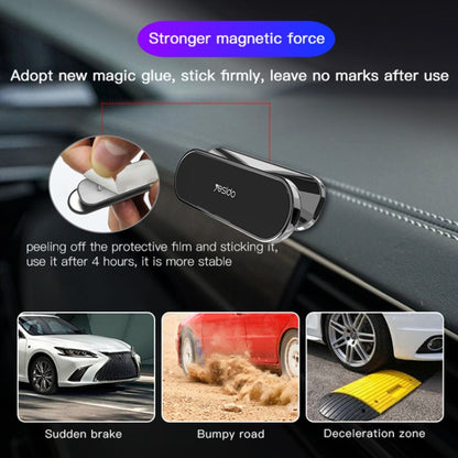 Yesido C82 Car 360 Degree Rotation Strong Magnetic Phone Holder(Silver) - Car Holders by Yesido | Online Shopping South Africa | PMC Jewellery