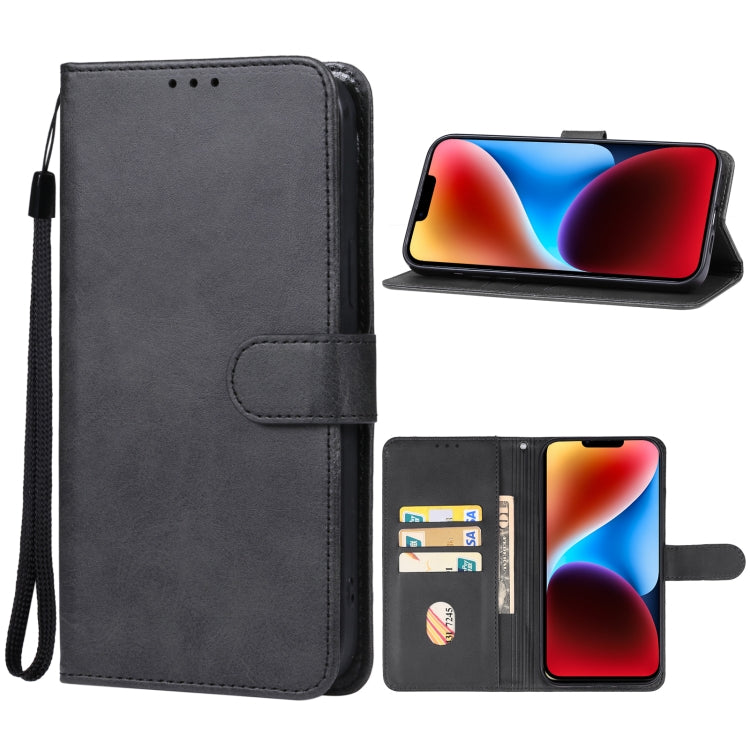 For iPhone 15 Plus Leather Phone Case(Black) - iPhone 15 Plus Cases by PMC Jewellery | Online Shopping South Africa | PMC Jewellery