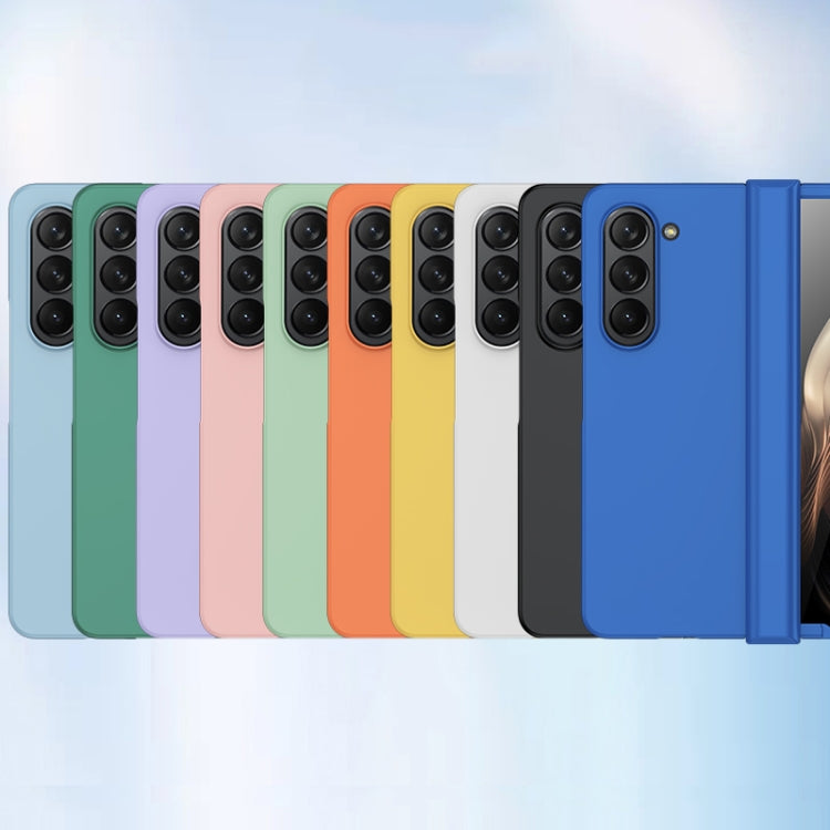 For Samsung Galaxy Z Fold5 Skin Feel PC Phone Case with Hinge(Blue) - free shipping - PMC TechLife - Order now!