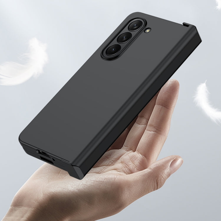 For Samsung Galaxy Z Fold5 Skin Feel PC Phone Case with Hinge(Black) - free shipping - PMC TechLife - Order now!