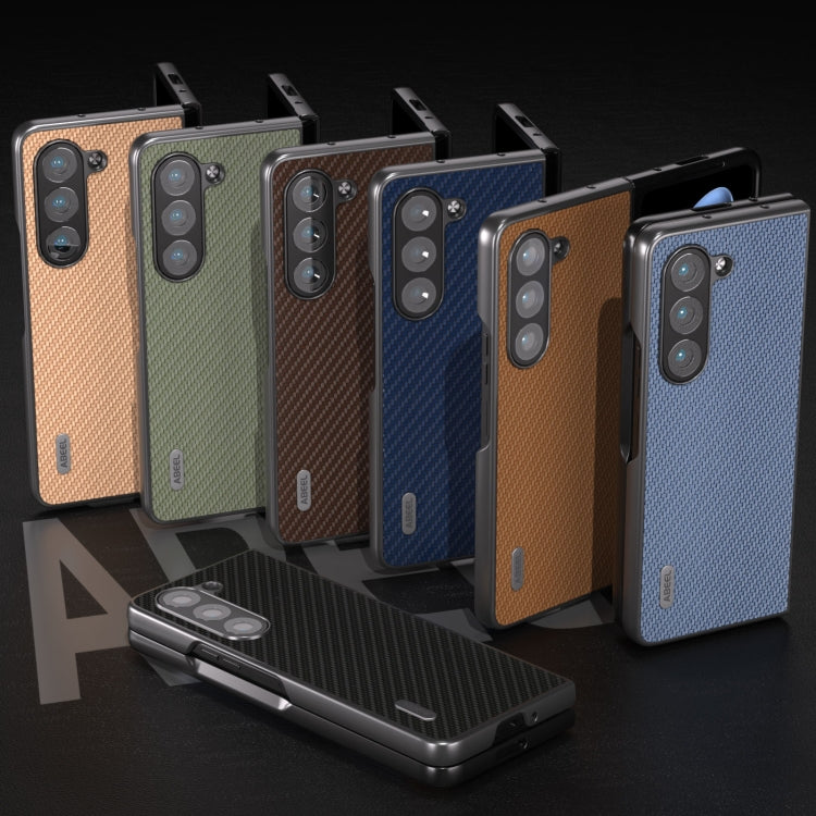 For Samsung Galaxy Z Fold5 ABEEL Carbon Fiber Texture Protective Phone Case(Black) - free shipping - PMC TechLife - Order now!