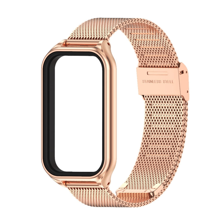 For Redmi Band 2 Mijobs Metal Shell + Milan Buckle Metal Watch Band(Rose Gold) -  by MIJOBS | Online Shopping South Africa | PMC Jewellery