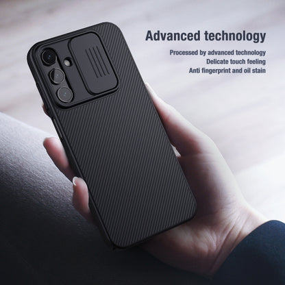 For Samsung Galaxy A15 5G NILLKIN Black Mirror Series Camshield PC Phone Case(Black) - Galaxy Phone Cases by NILLKIN | Online Shopping South Africa | PMC Jewellery | Buy Now Pay Later Mobicred