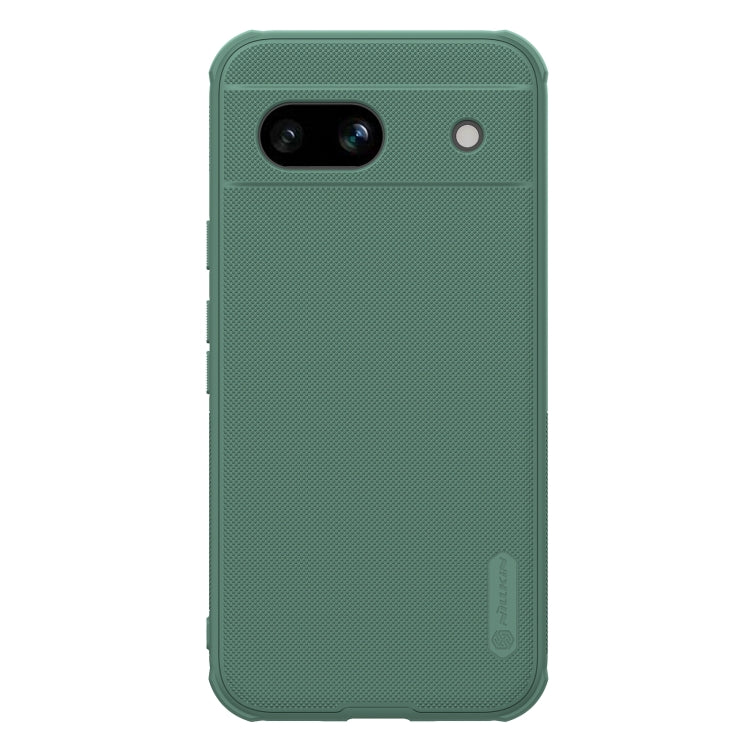 For Google Pixel 8a NILLKIN Frosted Shield Pro PC + TPU Phone Case(Green) - Google Cases by NILLKIN | Online Shopping South Africa | PMC Jewellery