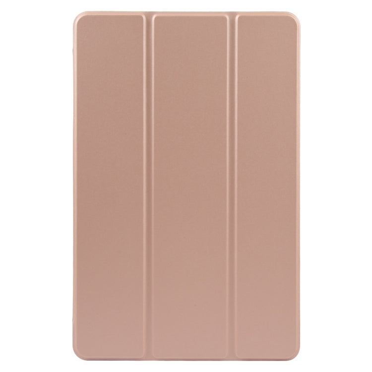 For Xiaomi Pad 6 / Pad 6 Pro Three-fold Holder Flip Tablet Leather Case(Rose Gold) -  by PMC Jewellery | Online Shopping South Africa | PMC Jewellery