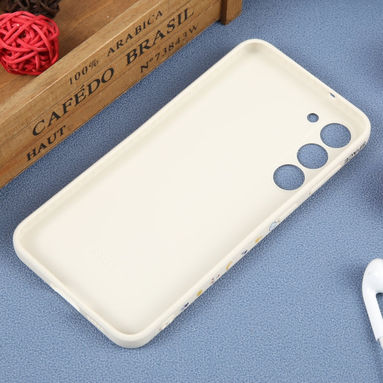 For Samsung Galaxy S20 Astronaut Pattern Silicone Straight Edge Phone Case(Planet Landing-White) - free shipping - PMC TechLife - Order now!