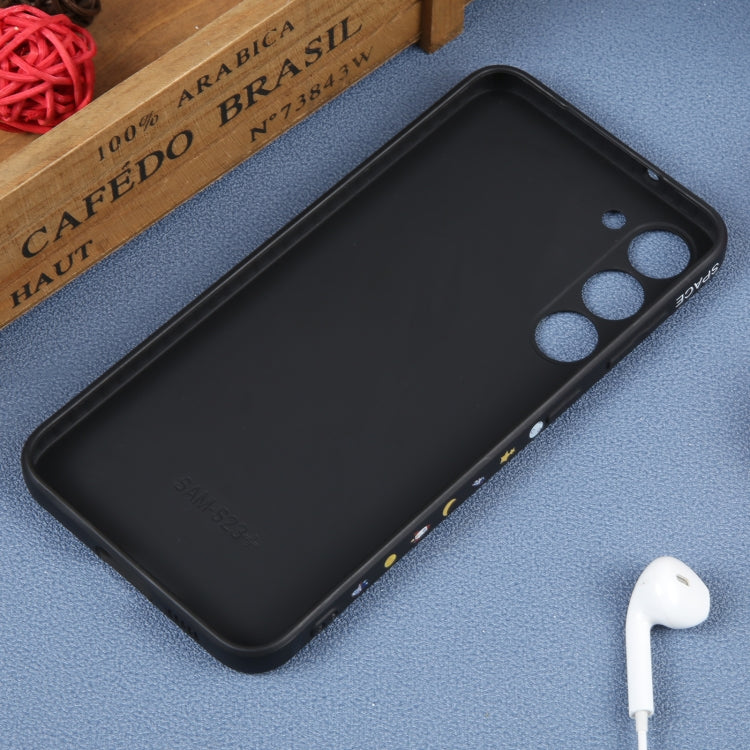 For Samsung Galaxy S20 FE Astronaut Pattern Silicone Straight Edge Phone Case(Planet Landing-Black) - free shipping - PMC TechLife - Order now!