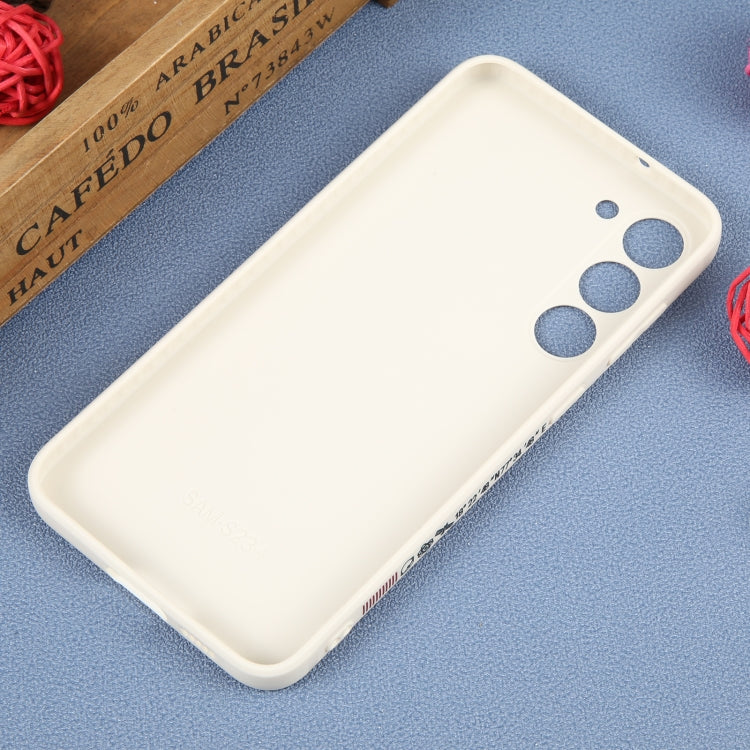 For Samsung Galaxy S10+ Astronaut Pattern Silicone Straight Edge Phone Case(Flying Astronaut-White) - free shipping - PMC TechLife - Order now!