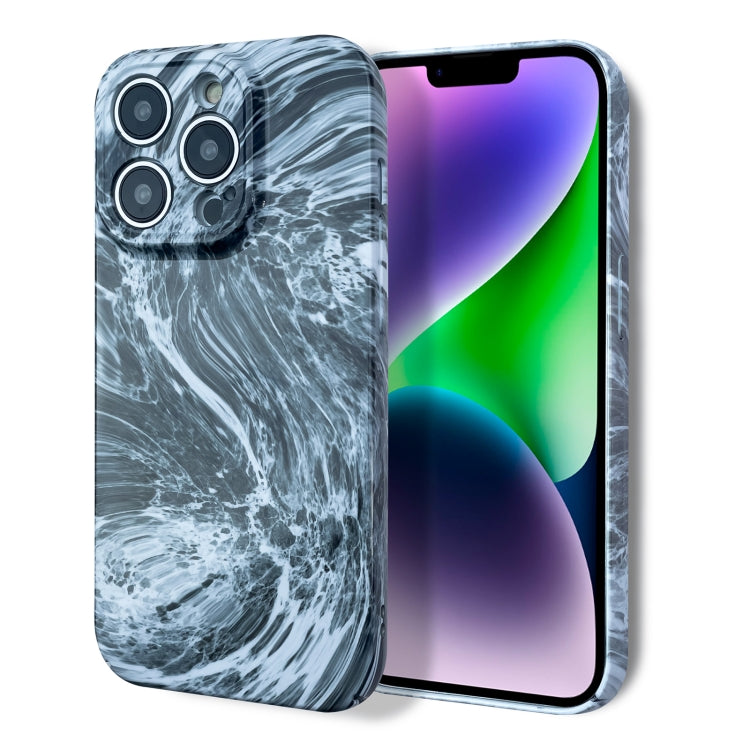 For iPhone XS Max Marble Pattern Phone Case(Black White) - More iPhone Cases by PMC Jewellery | Online Shopping South Africa | PMC Jewellery