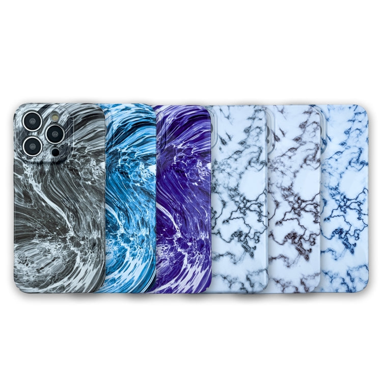 For iPhone 14 Pro Marble Pattern Phone Case(Green White) - iPhone 14 Pro Cases by PMC Jewellery | Online Shopping South Africa | PMC Jewellery