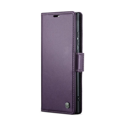 For Samsung Galaxy Note20 Ultra CaseMe 023 Butterfly Buckle Litchi Texture RFID Anti-theft Leather Phone Case(Pearly Purple) - Galaxy Note20 Ultra Cases by CaseMe | Online Shopping South Africa | PMC Jewellery | Buy Now Pay Later Mobicred