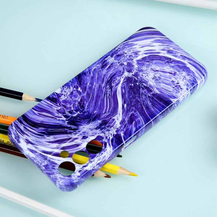 For Samsung Galaxy S22 5G Marble Pattern Phone Case(Purple White) - free shipping - PMC TechLife - Order now!