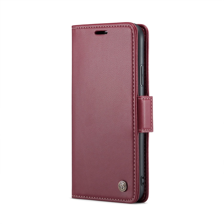 For iPhone 11 Pro CaseMe 023 Butterfly Buckle Litchi Texture RFID Anti-theft Leather Phone Case(Wine Red) - iPhone 11 Pro Cases by CaseMe | Online Shopping South Africa | PMC Jewellery