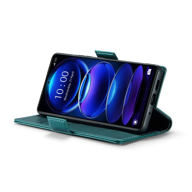 CaseMe 023 Butterfly Buckle Litchi Texture RFID Anti-theft Leather Phone Case For Xiaomi Poco X5 Pro 5G/Redmi Note 12 Pro 5G Global(Pearly Blue) - free shipping - PMC TechLife - Order now!