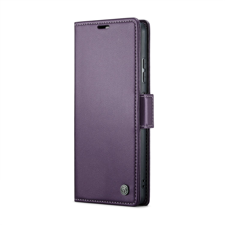 CaseMe 023 Butterfly Buckle Litchi Texture RFID Anti-theft Leather Phone Case For Xiaomi Poco X5 Pro 5G/Redmi Note 12 Pro 5G Global(Pearly Purple) - free shipping - PMC TechLife - Order now!