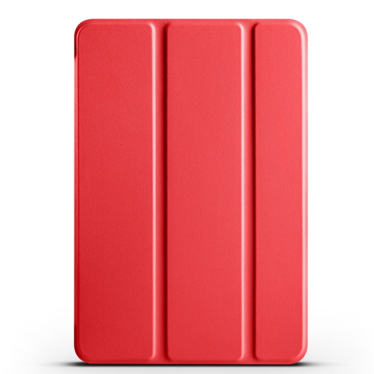 For iPad 9.7 2018 / 2017 / Air 2 / Air 3-folding TPU Horizontal Flip Leather Tablet Case with Holder(Red) - iPad 9.7 (2018) & (2017) Cases by PMC Jewellery | Online Shopping South Africa | PMC Jewellery