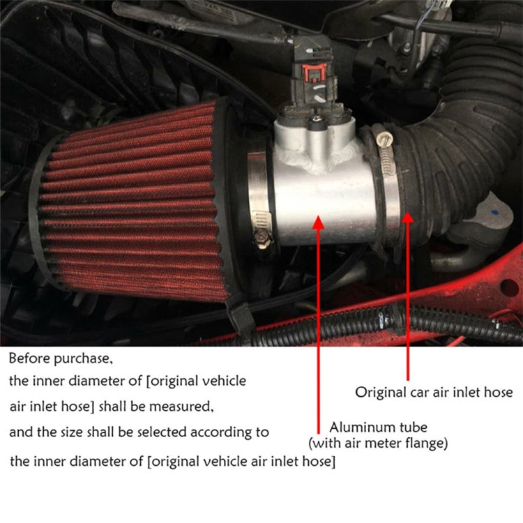 76mm XH-UN602 Car Modified Engine Air Flow Meter Flange Intake Sensor Base for Toyota / Mazda - free shipping - PMC TechLife - Order now!