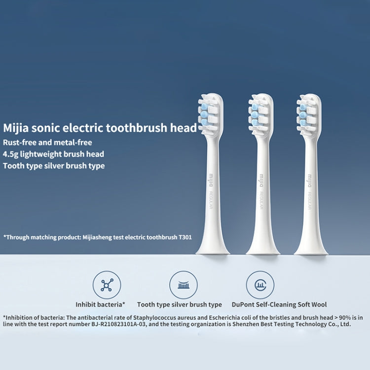 Original Xiaomi Mijia 3pcs Brush Head Standard Type for Sonic Electric Toothbrush T301 / T302(White) - free shipping - PMC TechLife - Order now!