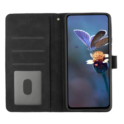 For Xiaomi Redmi Note 11 4G Global / Note 11S Flower Embossing Pattern Leather Phone Case(Black) - Xiaomi Cases by PMC Jewellery | Online Shopping South Africa | PMC Jewellery