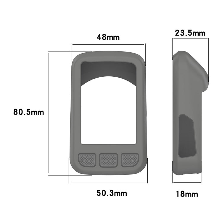 For Wahoo Elemnt Bolt V2 WFCC5 Stopwatch Silicone Protective Case(Midnight Blue) - Watch Case by PMC TechLife | Online Shopping South Africa | PMC TechLife