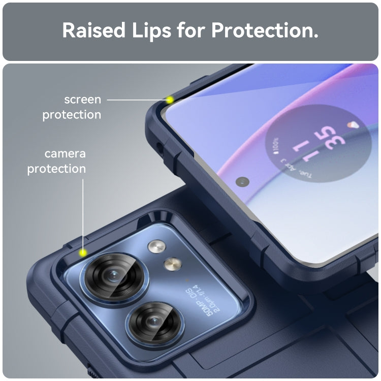 For Motorola Egde 40 Full Coverage Shockproof TPU Phone Case(Blue) - free shipping - PMC TechLife - Order now!