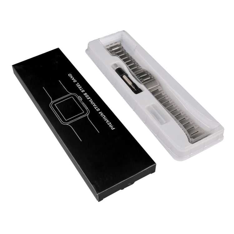 Double Rows Metal Watch Band For Apple Watch 4 40mm(Silver) - Watch Bands by PMC TechLife | Online Shopping South Africa | PMC TechLife
