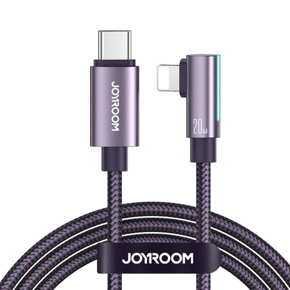 JOYROOM S-CL020A17 20W USB-C/Type-C to 8 Pin Elbow Fast Charging Data Cable, Length:1.2m(Purple) - 2 in 1 Cable by JOYROOM | Online Shopping South Africa | PMC Jewellery