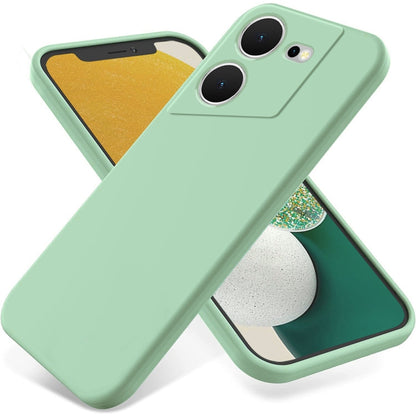 For Tecno Pova 5 Pure Color Liquid Silicone Shockproof Phone Case(Green) - Tecno Cases by PMC Jewellery | Online Shopping South Africa | PMC Jewellery