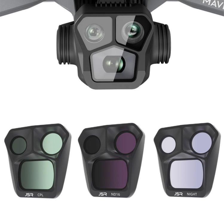 For DJI Mavic 3 Pro JSR GB 3 in 1 CPL ND16 NIGHT Lens Filter - free shipping - PMC TechLife - Order now!