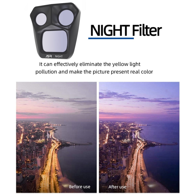 For DJI Mavic 3 Pro JSR GB 3 in 1 CPL ND16 NIGHT Lens Filter - Mavic Lens Filter by JSR | Online Shopping South Africa | PMC Jewellery | Buy Now Pay Later Mobicred