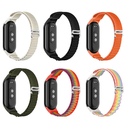 For Xiaomi Mi Band 8 Loop Nylon Watch Band(Colorful) - Watch Bands by PMC Jewellery | Online Shopping South Africa | PMC Jewellery