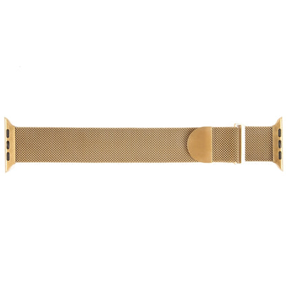 For Apple Watch 8 41mm Milanese Metal Magnetic Watch Band(Gold) - Watch Bands by PMC Jewellery | Online Shopping South Africa | PMC Jewellery