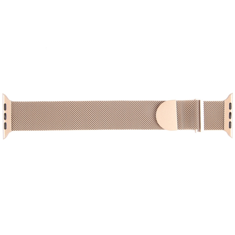 For Apple Watch SE 2022 40mm Milanese Metal Magnetic Watch Band(Retro Gold) - Watch Bands by PMC Jewellery | Online Shopping South Africa | PMC Jewellery