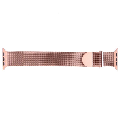 For Apple Watch 7 41mm Milanese Metal Magnetic Watch Band(Pink) - Watch Bands by PMC Jewellery | Online Shopping South Africa | PMC Jewellery