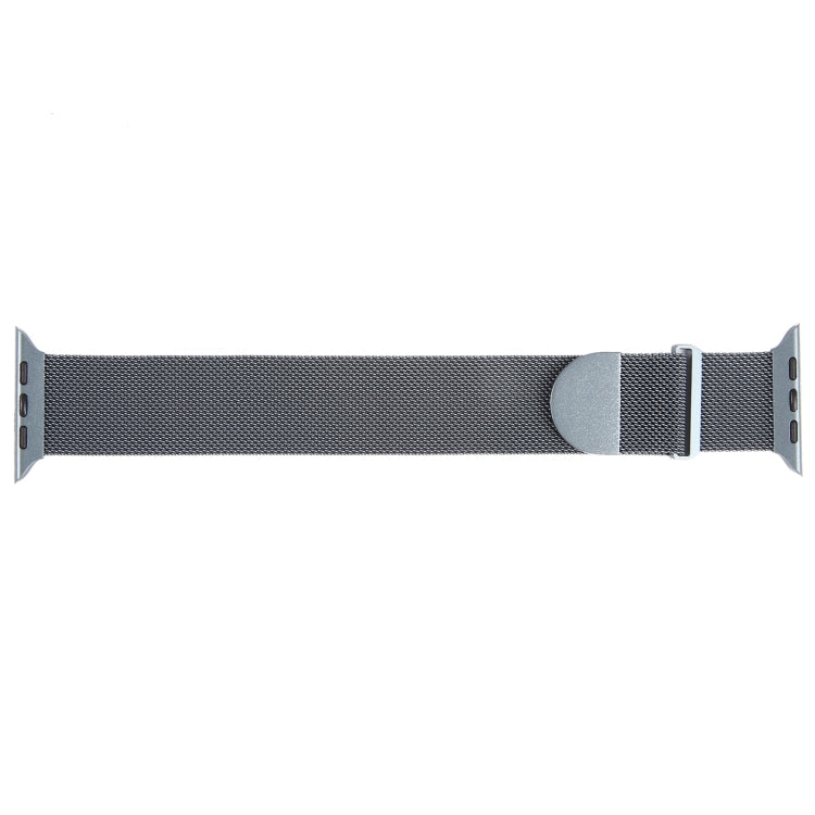 For Apple Watch SE 40mm Milanese Metal Magnetic Watch Band(Space Grey) - Watch Bands by PMC Jewellery | Online Shopping South Africa | PMC Jewellery