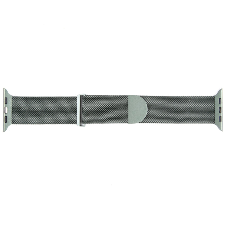 For Apple Watch SE 40mm Milanese Metal Magnetic Watch Band(Pine Green) - Watch Bands by PMC Jewellery | Online Shopping South Africa | PMC Jewellery