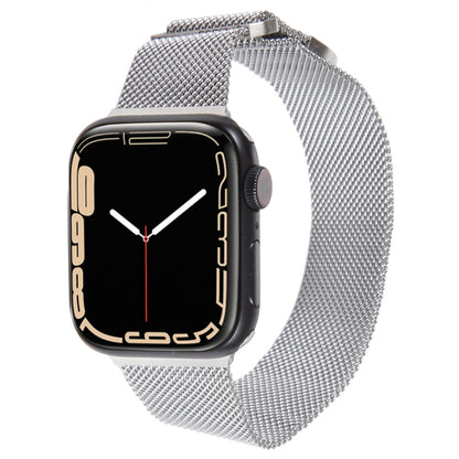 For Apple Watch SE 44mm Milanese Metal Magnetic Watch Band(Silver) - Watch Bands by PMC Jewellery | Online Shopping South Africa | PMC Jewellery