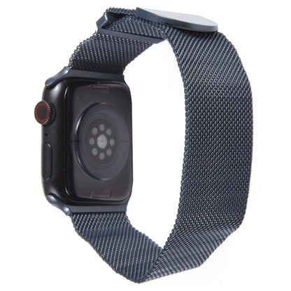 For Apple Watch SE 44mm Milanese Metal Magnetic Watch Band(Midnight Blue) - Watch Bands by PMC Jewellery | Online Shopping South Africa | PMC Jewellery