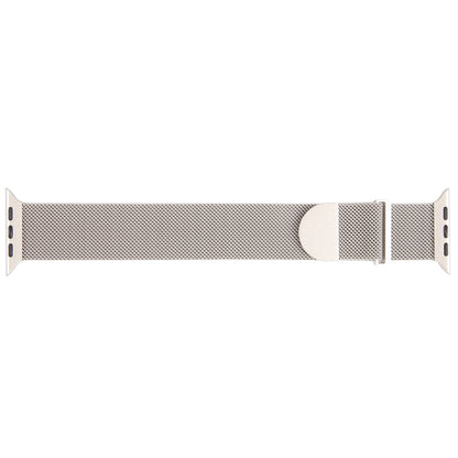 For Apple Watch 6 44mm Milanese Metal Magnetic Watch Band(Starlight) - Watch Bands by PMC Jewellery | Online Shopping South Africa | PMC Jewellery