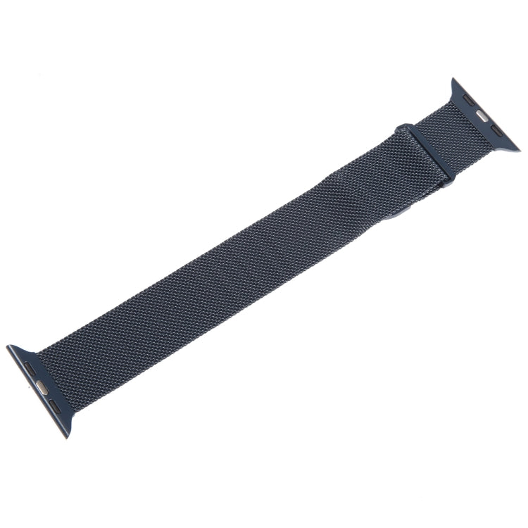 For Apple Watch 5 44mm Milanese Metal Magnetic Watch Band(Midnight Blue) - Watch Bands by PMC Jewellery | Online Shopping South Africa | PMC Jewellery