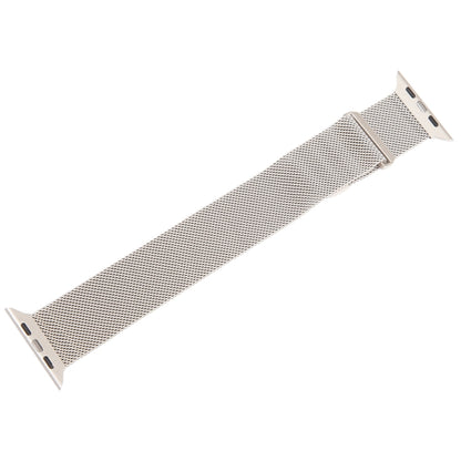 For Apple Watch 2 38mm Milanese Metal Magnetic Watch Band(Starlight) - Watch Bands by PMC Jewellery | Online Shopping South Africa | PMC Jewellery