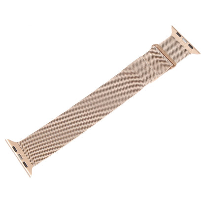 For Apple Watch 38mm Milanese Metal Magnetic Watch Band(Retro Gold) - Watch Bands by PMC Jewellery | Online Shopping South Africa | PMC Jewellery