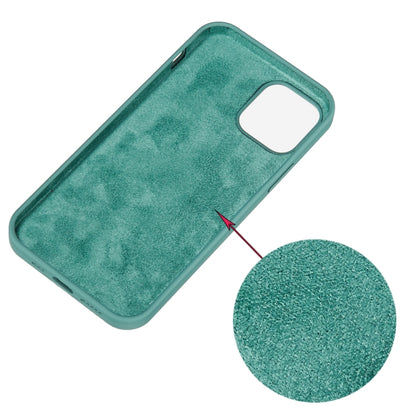 For iPhone 15 Pro Solid Color Silicone Phone Case(Pine Needle Green) - iPhone 15 Pro Cases by PMC Jewellery | Online Shopping South Africa | PMC Jewellery