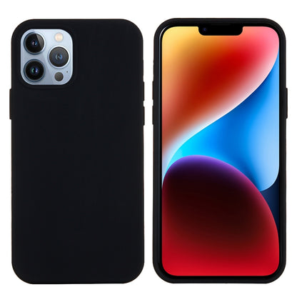 For iPhone 15 Pro Max Solid Color Silicone Phone Case(Black) - iPhone 15 Pro Max Cases by PMC Jewellery | Online Shopping South Africa | PMC Jewellery