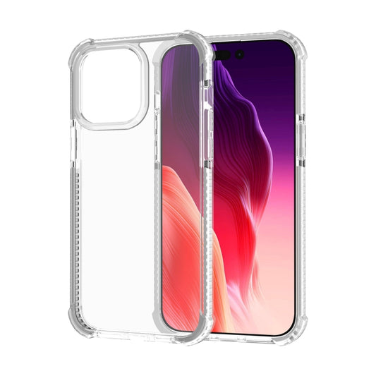 For iPhone 15 Pro Max Four-corner Shockproof TPU + Acrylic Phone Case(Transparent) - iPhone 15 Pro Max Cases by PMC Jewellery | Online Shopping South Africa | PMC Jewellery