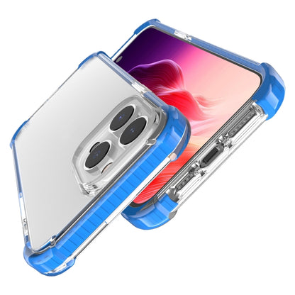 For iPhone 15 Pro Four-corner Shockproof TPU + Acrylic Phone Case(Blue) - iPhone 15 Pro Cases by PMC Jewellery | Online Shopping South Africa | PMC Jewellery