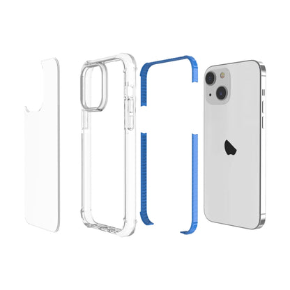 For iPhone 15 Plus Four-corner Shockproof TPU + Acrylic Phone Case(Blue) - iPhone 15 Plus Cases by PMC Jewellery | Online Shopping South Africa | PMC Jewellery